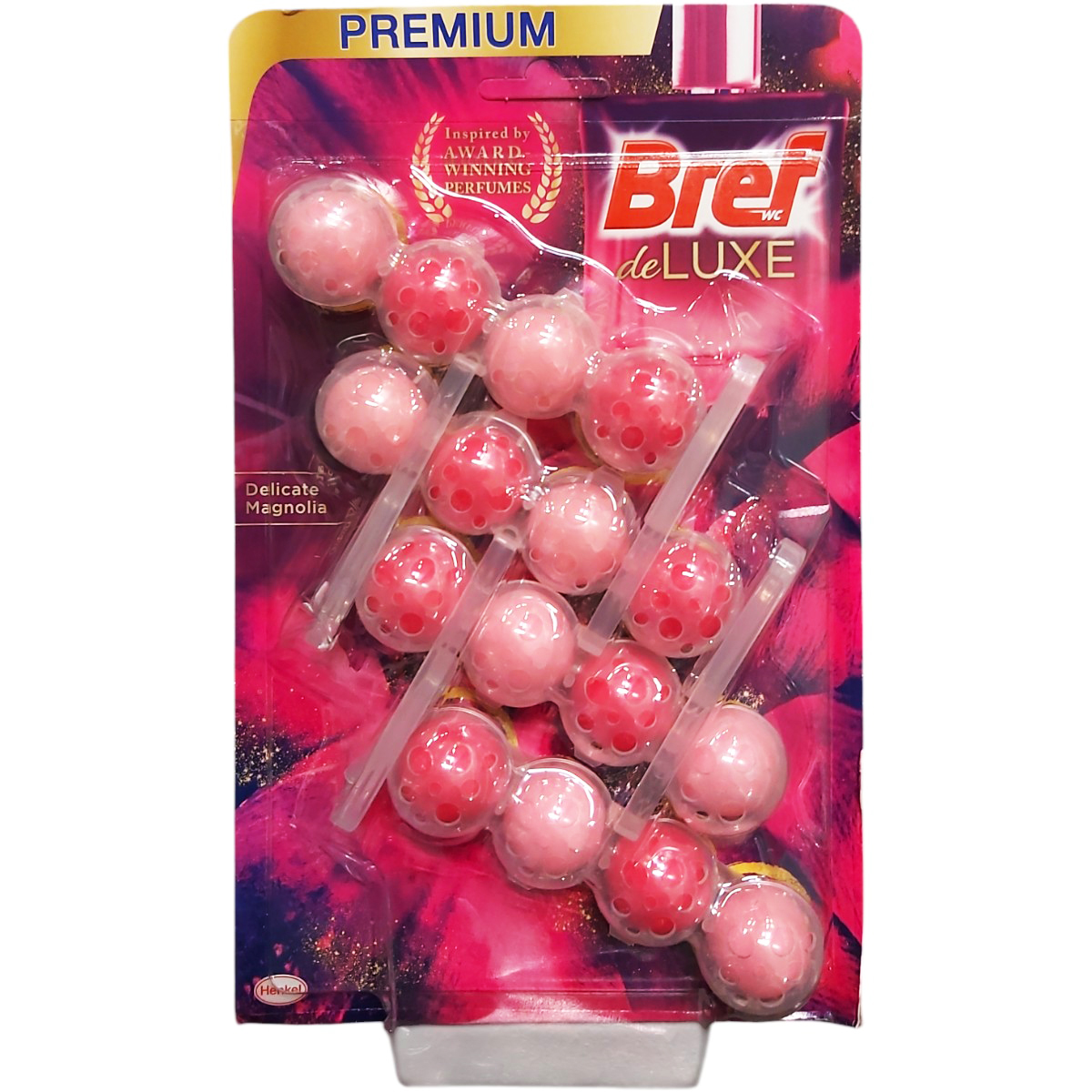 BREF DELUXE ODORIZANT WC 4X50G MAGNOLIA