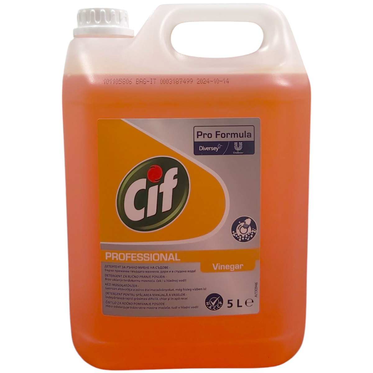 CIF PROFESSIONAL DETERGENT DE VASE 5L VINEGAR