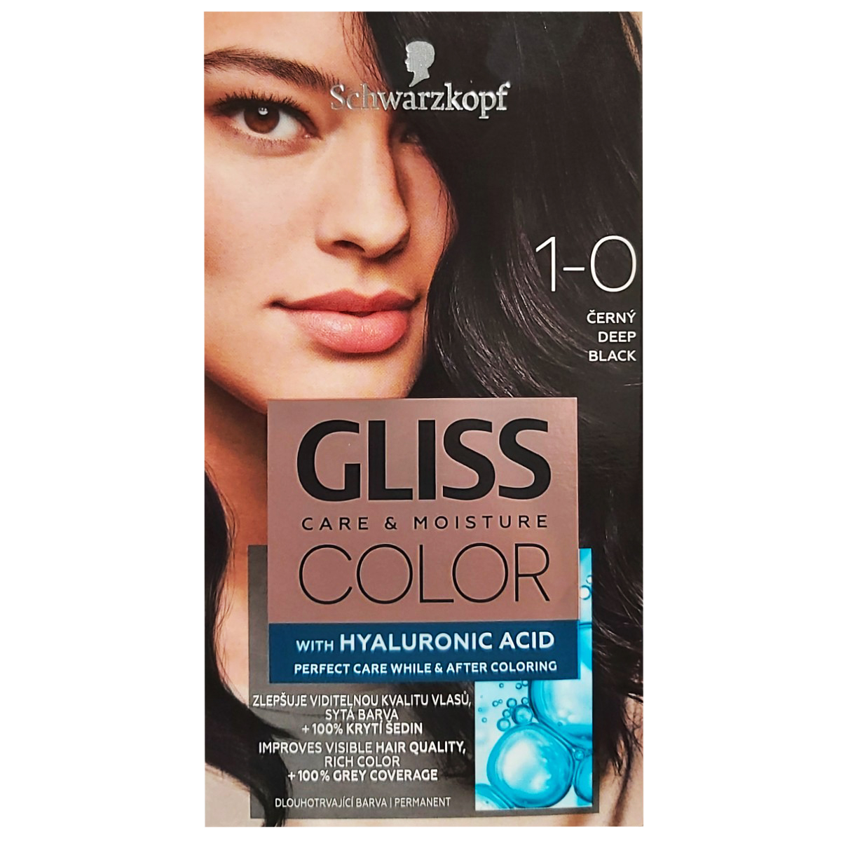 GLISS COLOR VOPSEA DE PAR 1-0 NEGRU INTENS