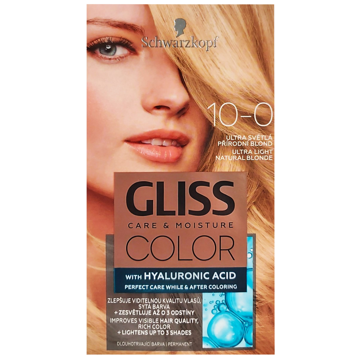GLISS COLOR VOPSEA DE PAR 10-0 BLOND NATURAL ULTRA DESCHIS
