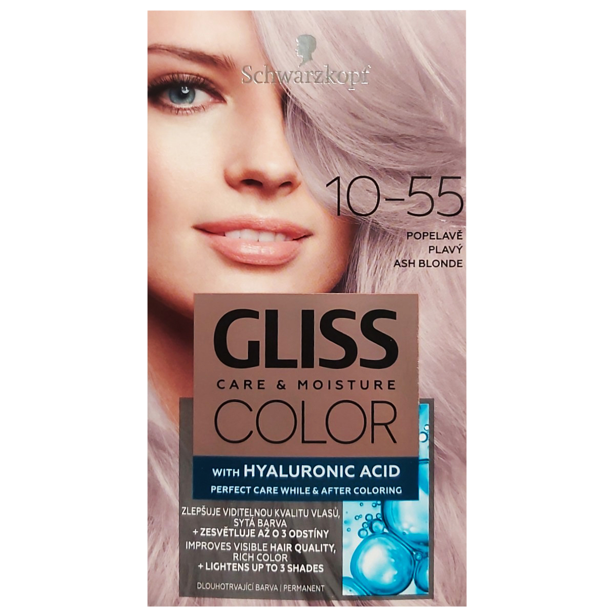 GLISS COLOR VOPSEA DE PAR 10-55 BLOND CENUSIU