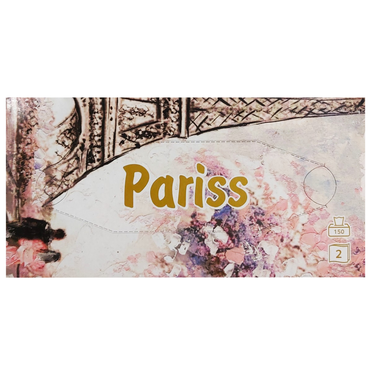 PARISS SERVETELE FACIALE POP-UP 2 STR 150FOI