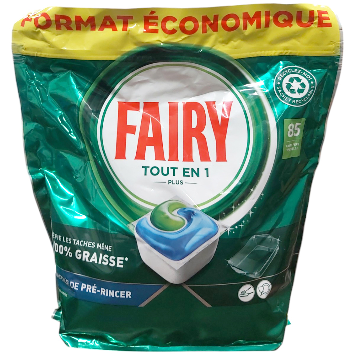 FAIRY PLUS ALLIN1 DETERGENT DE VASE CAPSULE 85BUC