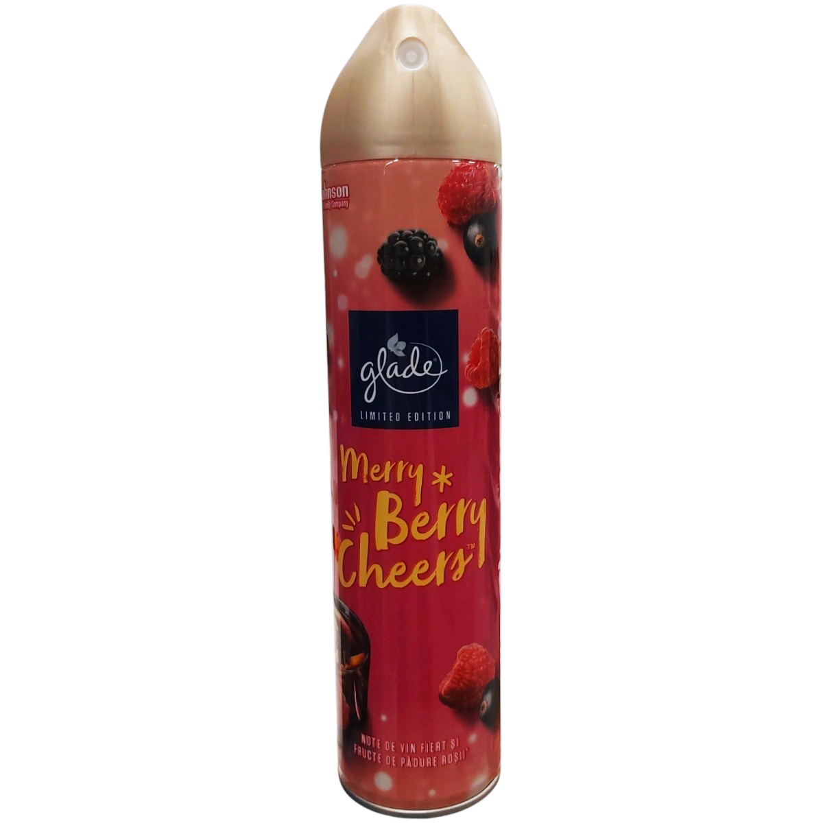 GLADE ODORIZANT CAMERA SPRAY MERRY BERRY WINE CHEERS 300ML
