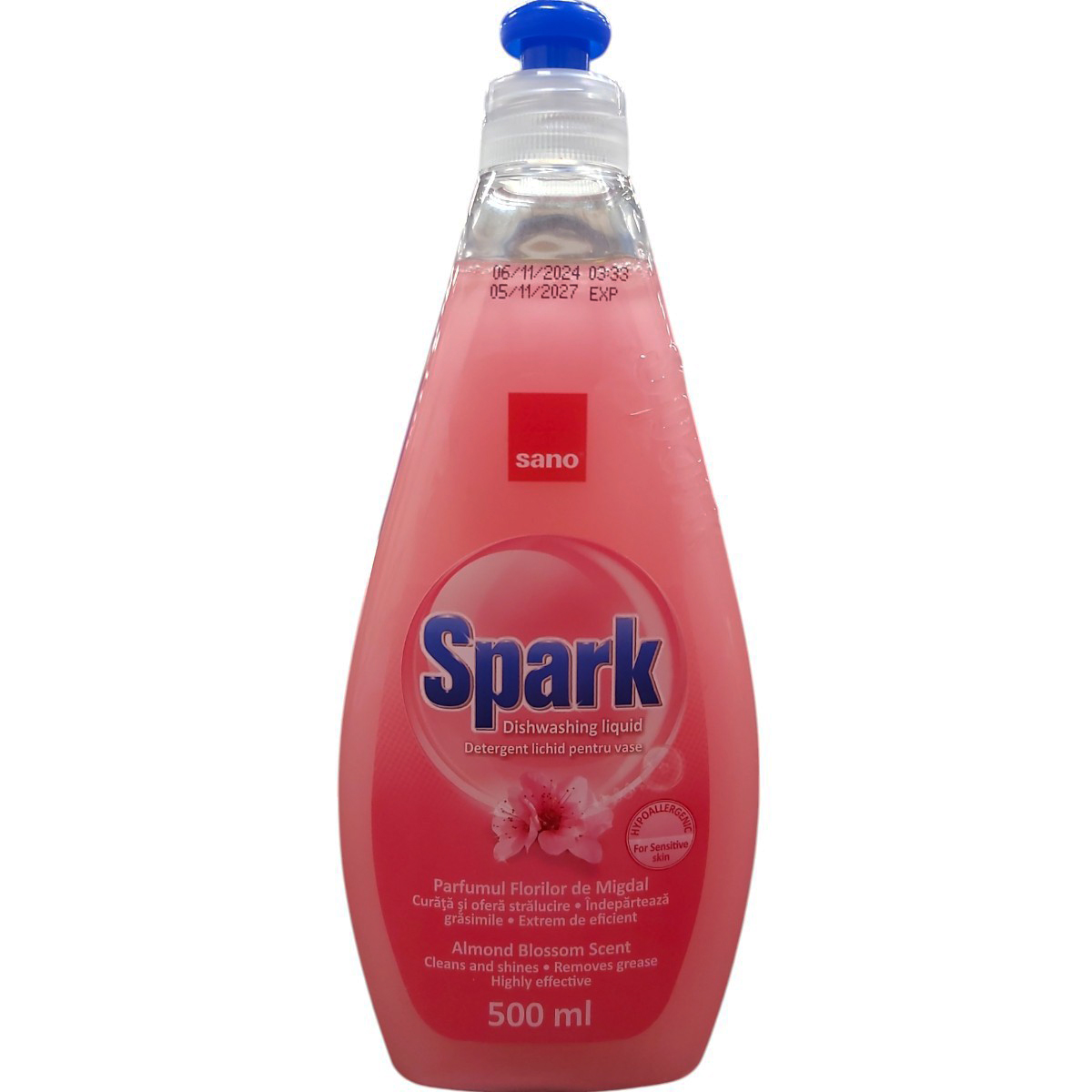 SANO SPARK DETERGENT VASE MIGDALE 500ML