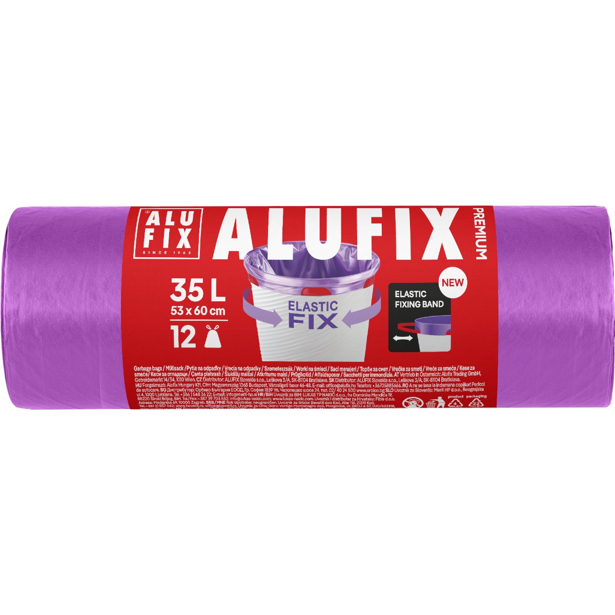 ALUFIX SACI MENAJERI 35L 53X60CM 12BUC/ROLA