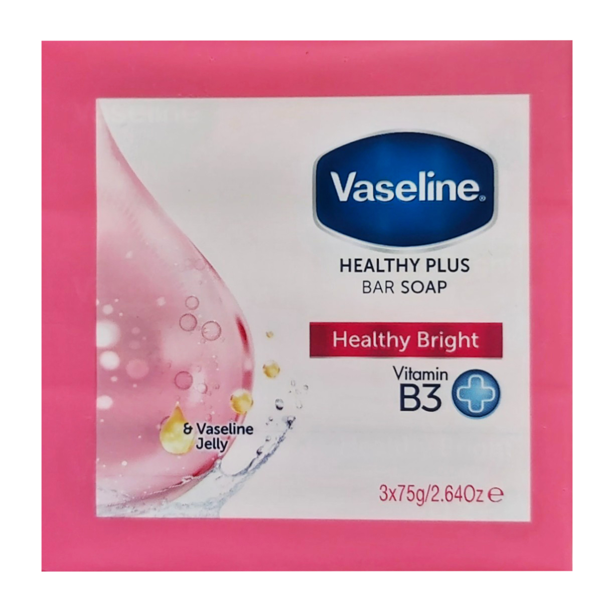 VASELINE SAPUN SOLID HEALTHY BRIGHT 3X75G