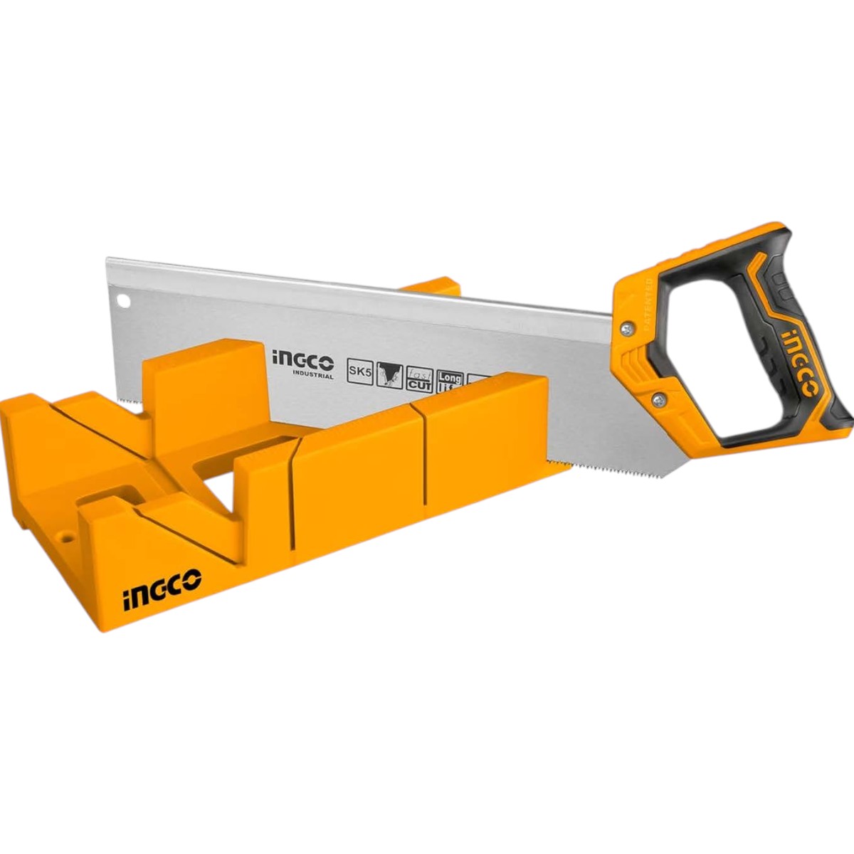INGCO FIERASTRAU MANUAL CU SUPORT TAIAT IN UNGHI 300MM HMBSK30082