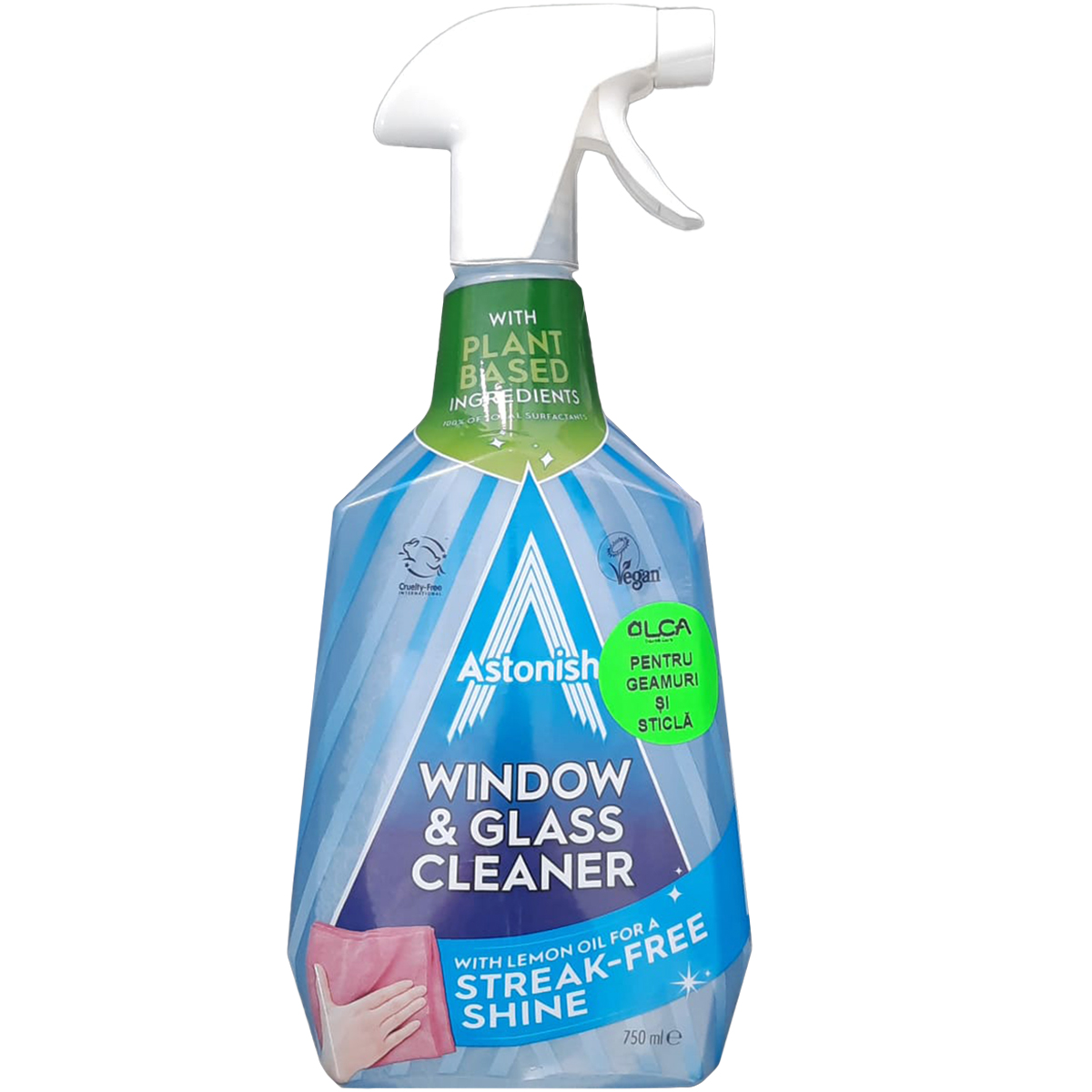 ASTONISH SOLUTIE SPRAY GEAMURI EUCALYPTUS&LEMON 750ML