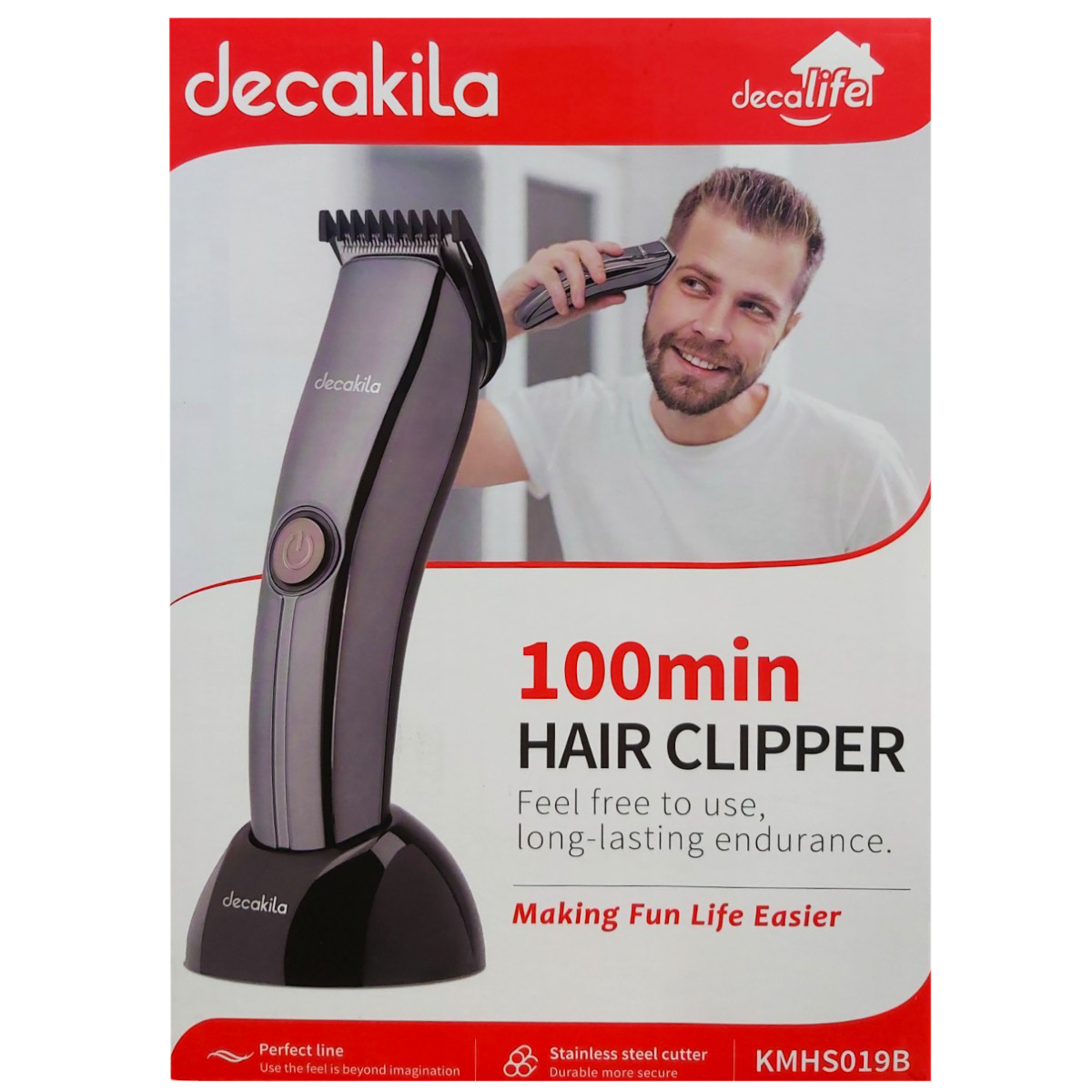 DECAKILA MASINA DE TUNS INOX CU INCARCATOR USB KMHS019B