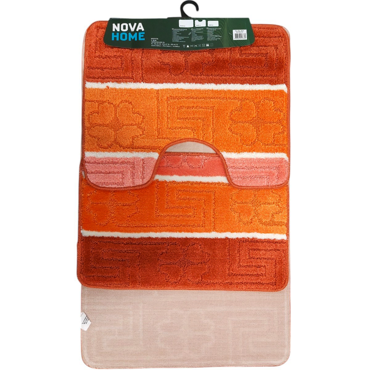 SET COVOR BAIE NOVA HOME 3PCS 60X100CM