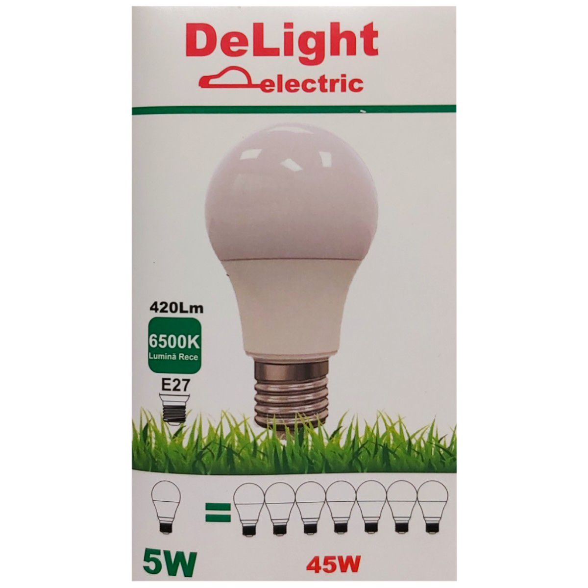 DELIGHT BEC LED E27 5W 6500K A60 ECO DL65013