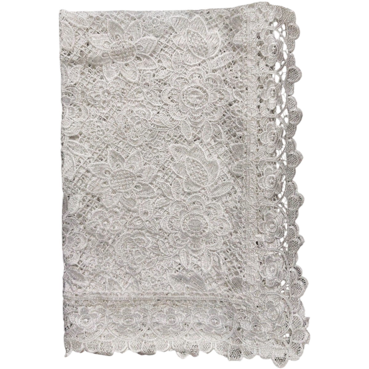 MRS QIN FATA DE MASA DANTELATA POLYESTER 85X85CM