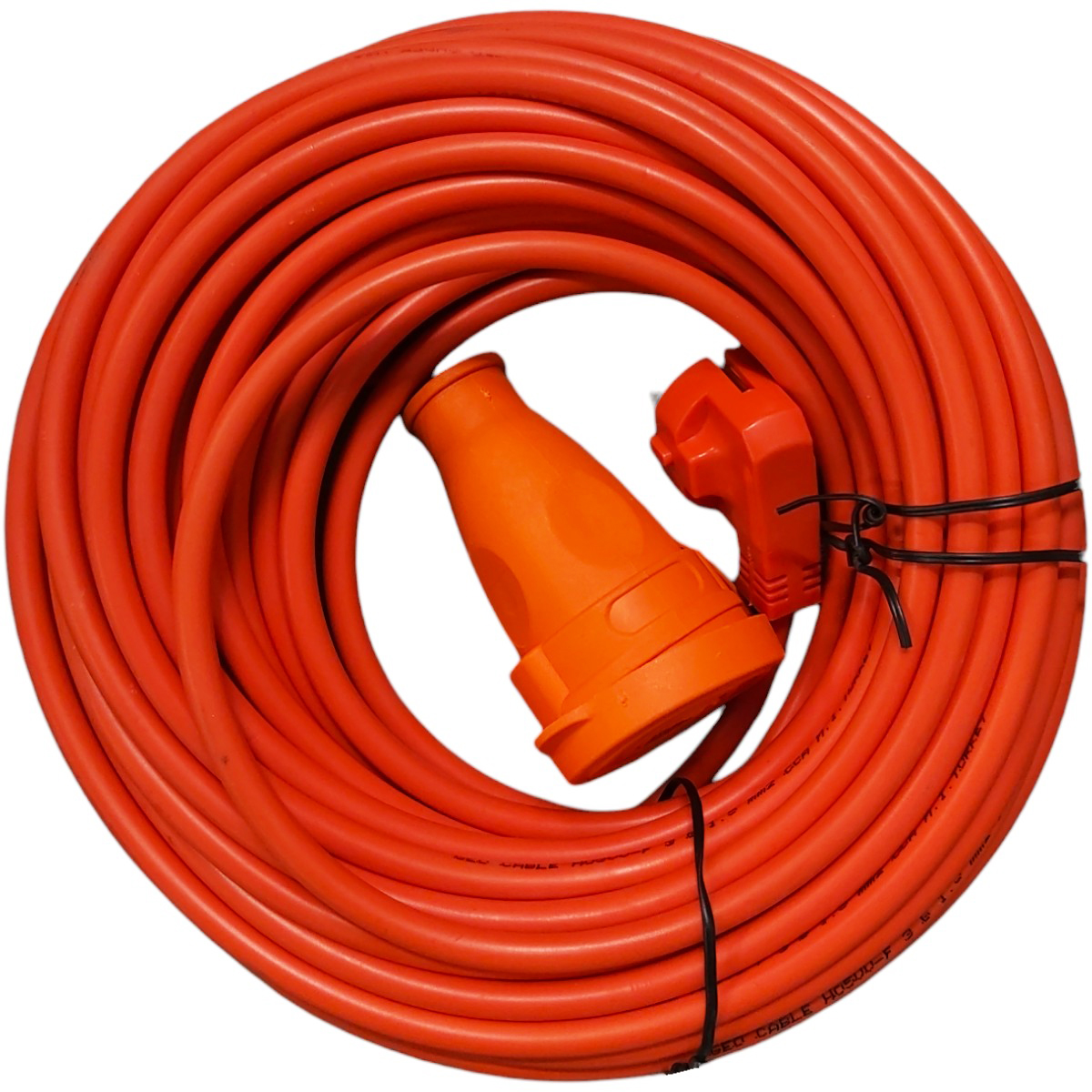 GELUX CORDON FISA+CUPLA PORTOCALIU 20M 3X1.5 MM