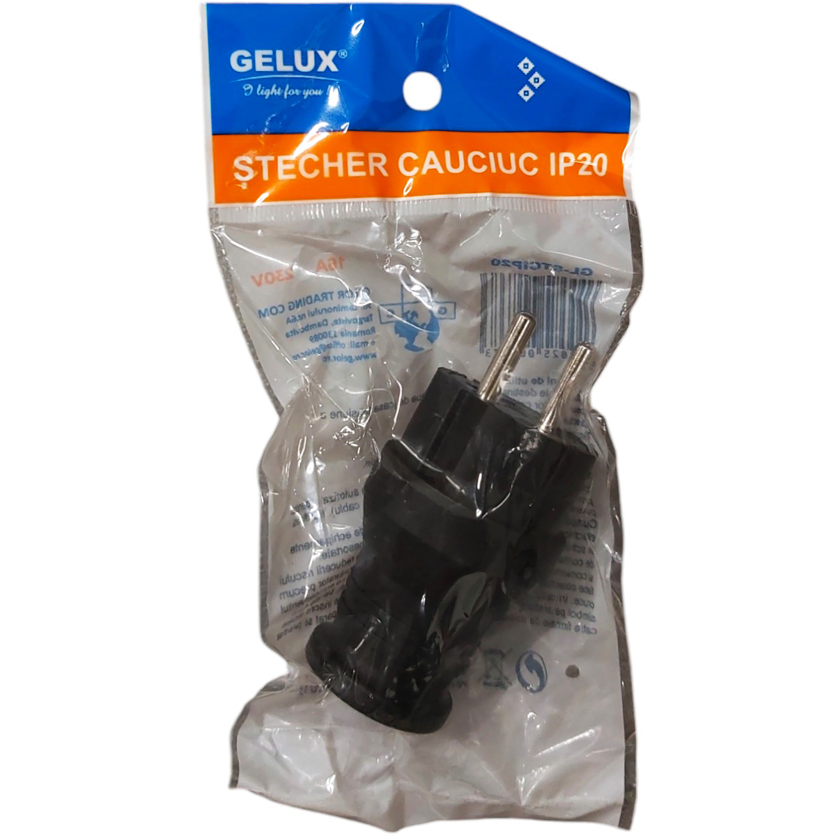 GELUX STECHER CAUCIUC 230V GL-STPCIP20