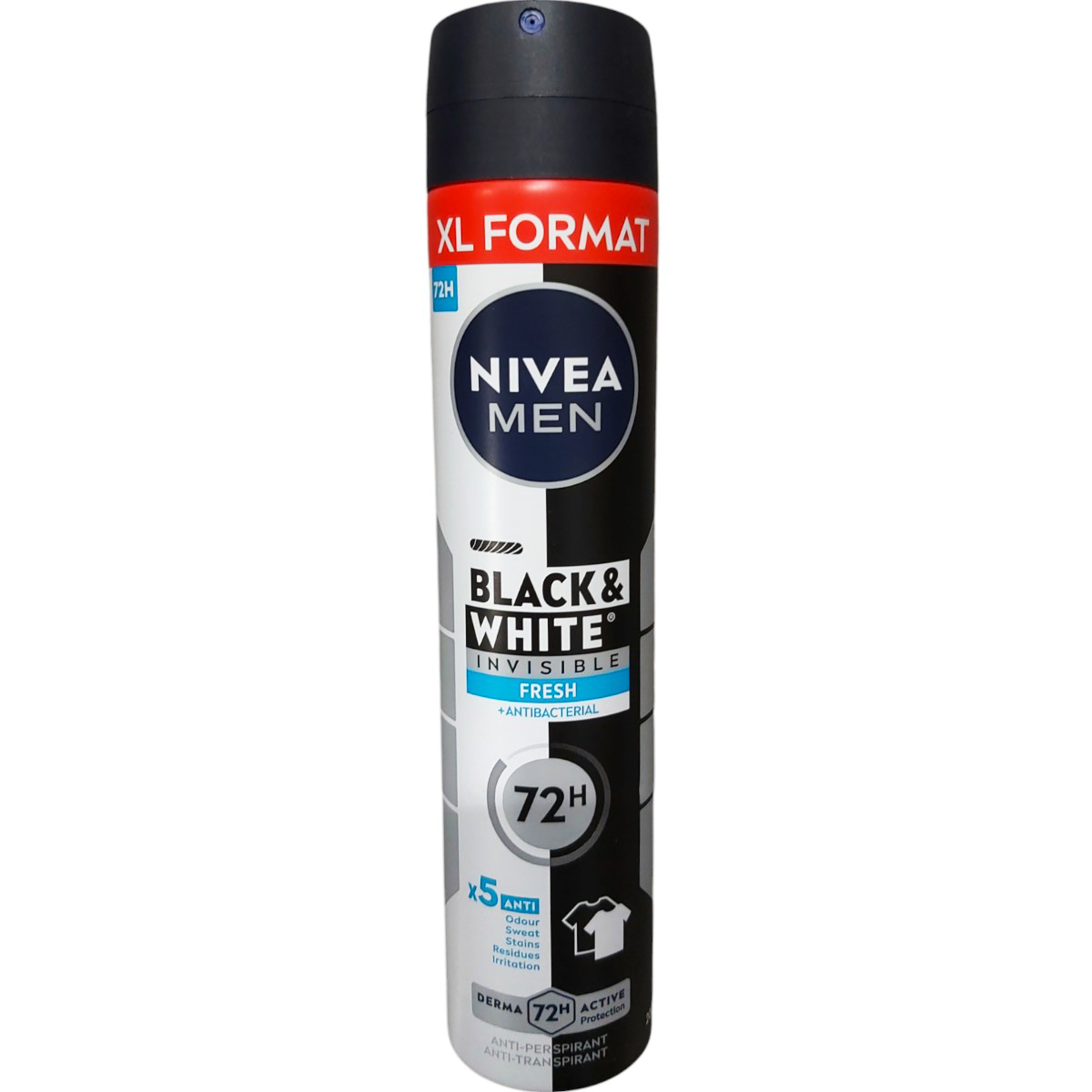 NIVEA MEN DEO SPRAY 200ML BLACK&WHIT FRESH