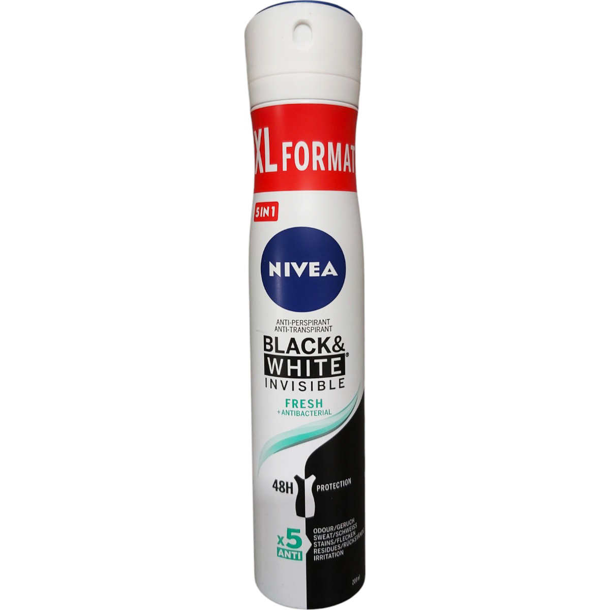 NIVEA DEO SPRAY 200ML BLACK&WHIT INVISIBILE FRESH