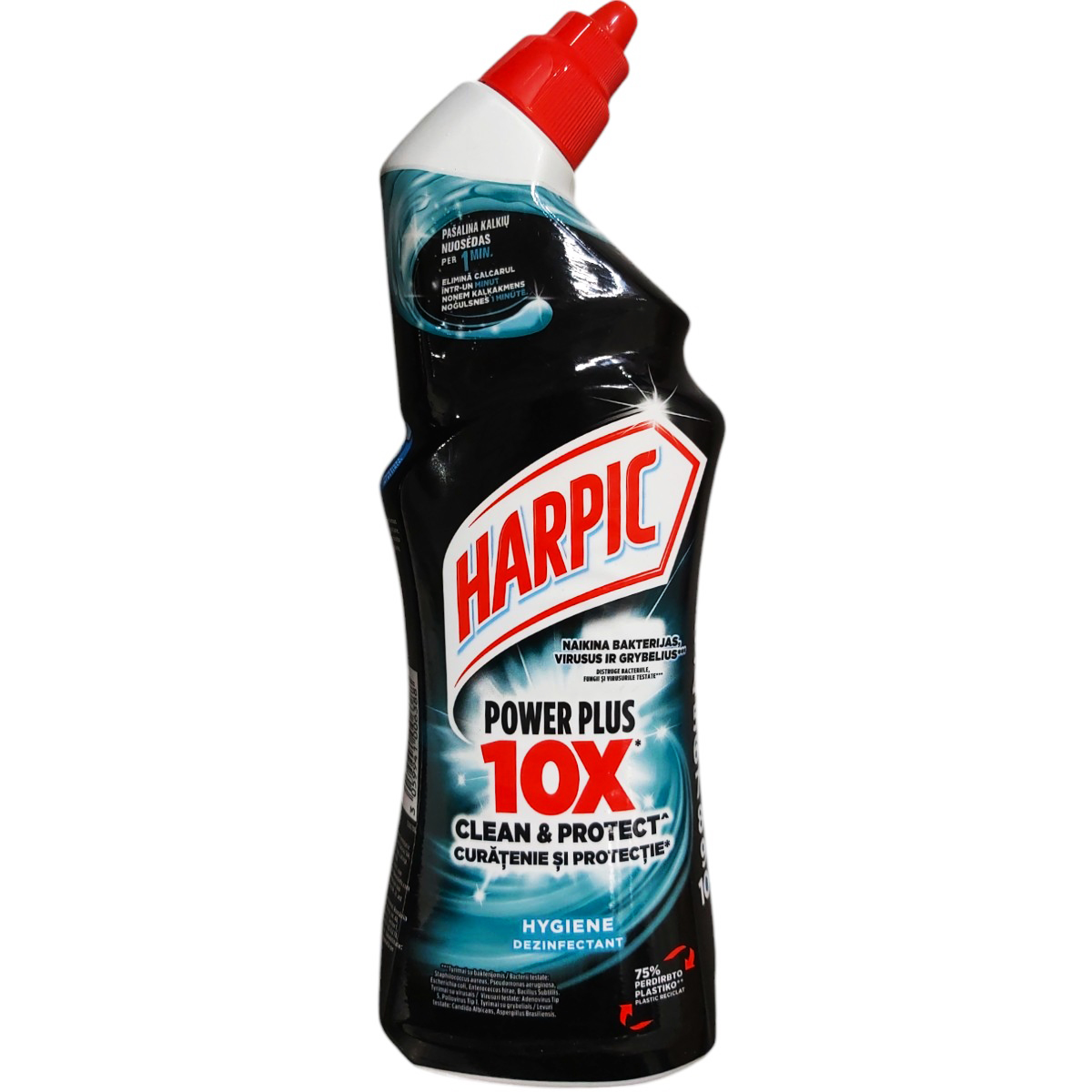 HARPIC POWER PLUS 10X DEZINFECTANT GEL WC 750ML