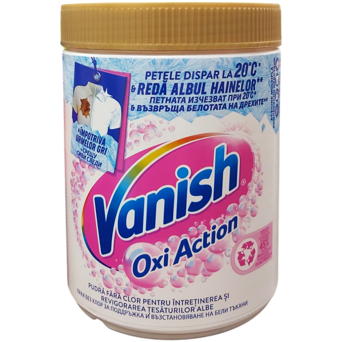 VANISH OXI PUDRA CURATARE PETE 960G WHITE