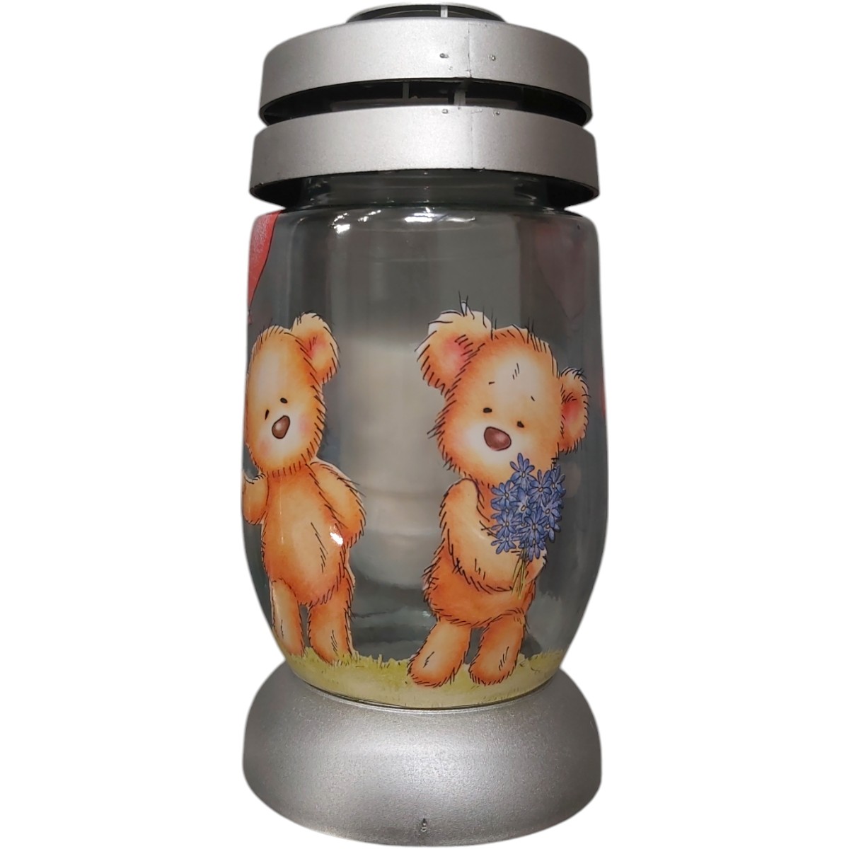 CANDELA BOLSIUS DIN STICLA TEDDY BO-3L-TED