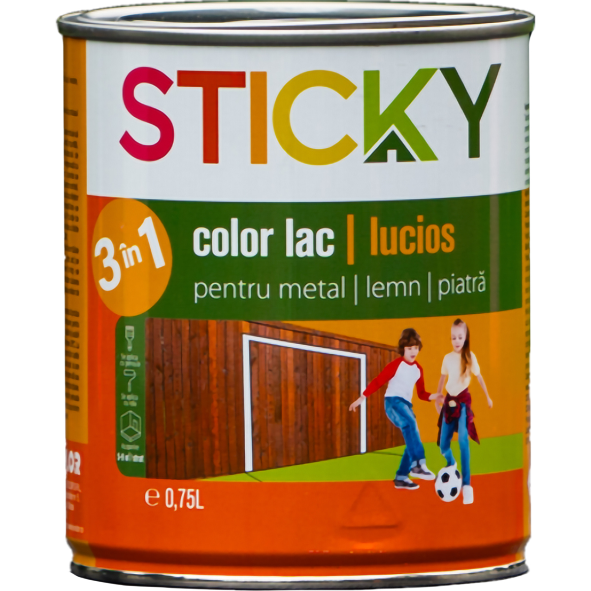 STICKY LAC ALCHIDIC INTERIOR/EXTERIOR INCOLOR 0.75L