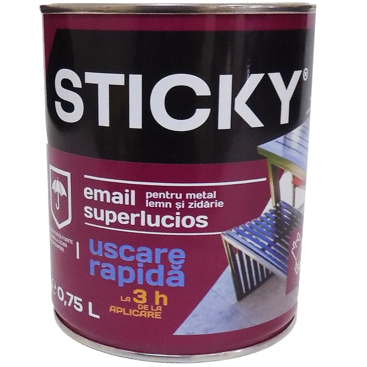 STICKY EMAIL CU USCARE RAPIDA ROSU OXID 0.75L