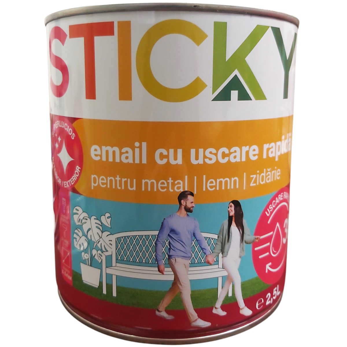 STICKY EMAIL CU USCARE RAPIDA NEGRU 2.5L