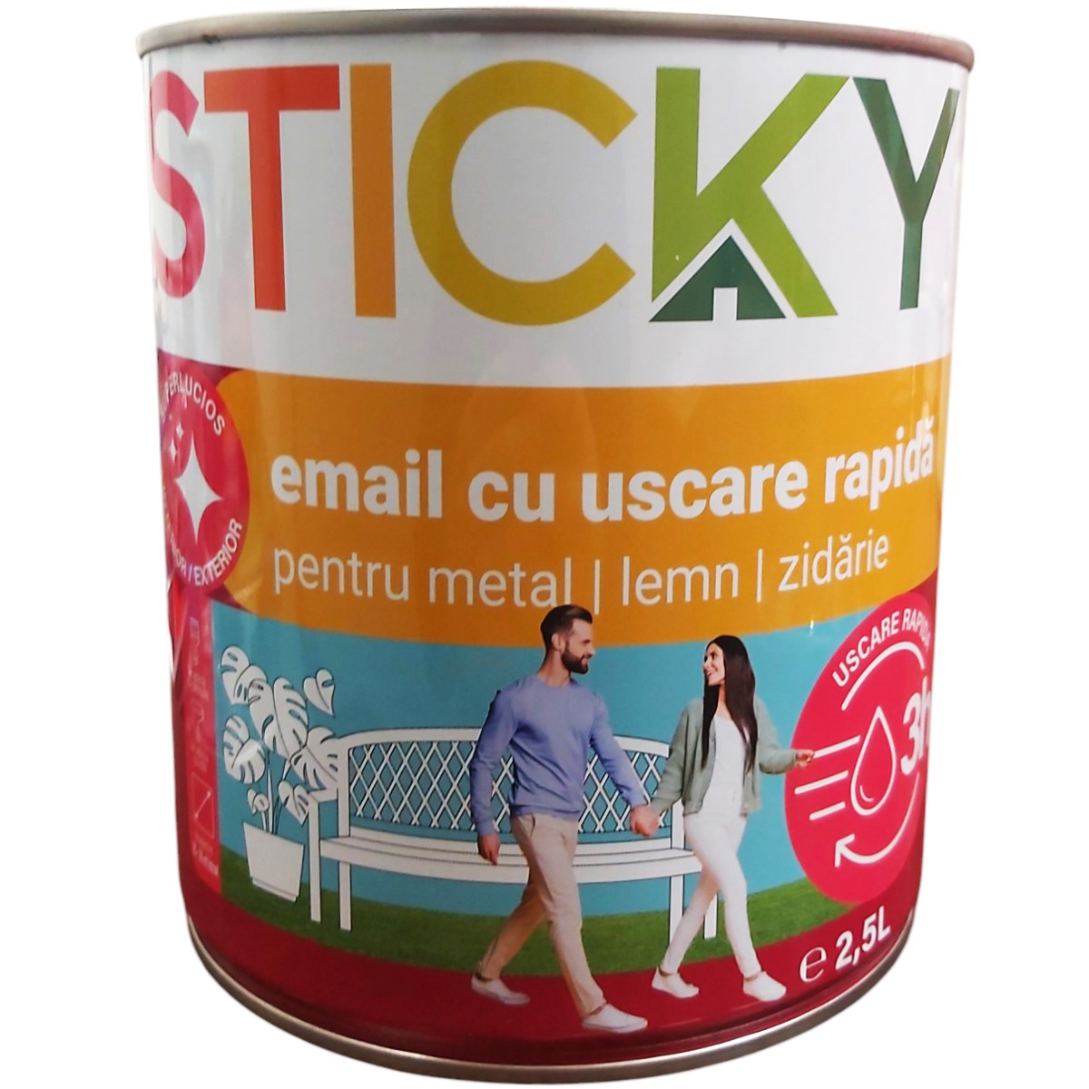 STICKY EMAIL CU USCARE RAPIDA ALB 2.5L