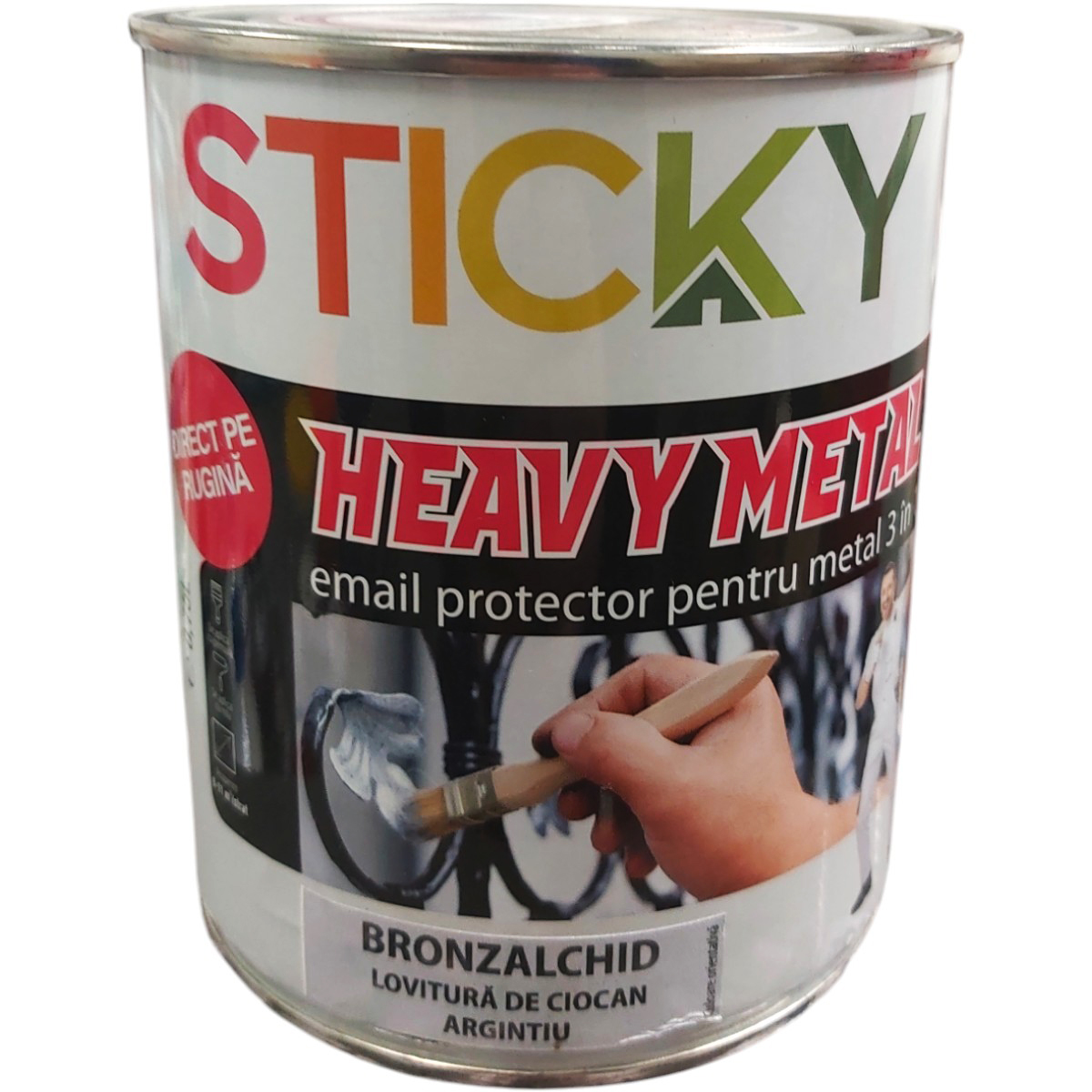 STICKY BRONZALCHID EMAIL PROTECTOR PENTRU METAL ARGINTIU 0.75L