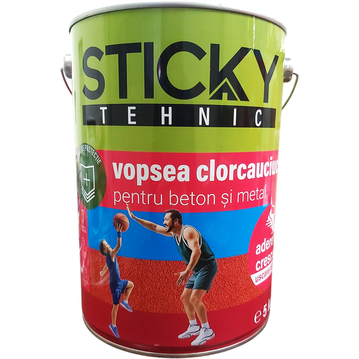 STICKY TEHNIC VOPSEA CLORCAUCIUC GALBEN 5KG