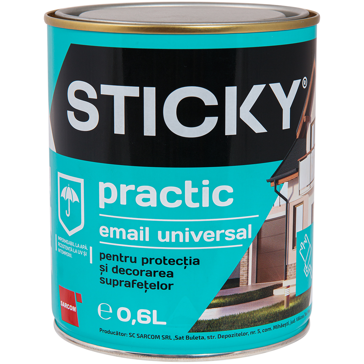 STICKY PRACTIC VOPSEA ALCHIDICA CREM 0.6L