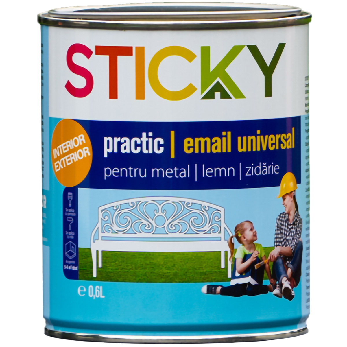 STICKY PRACTIC VOPSEA ALCHIDICA VERDE 0.6L