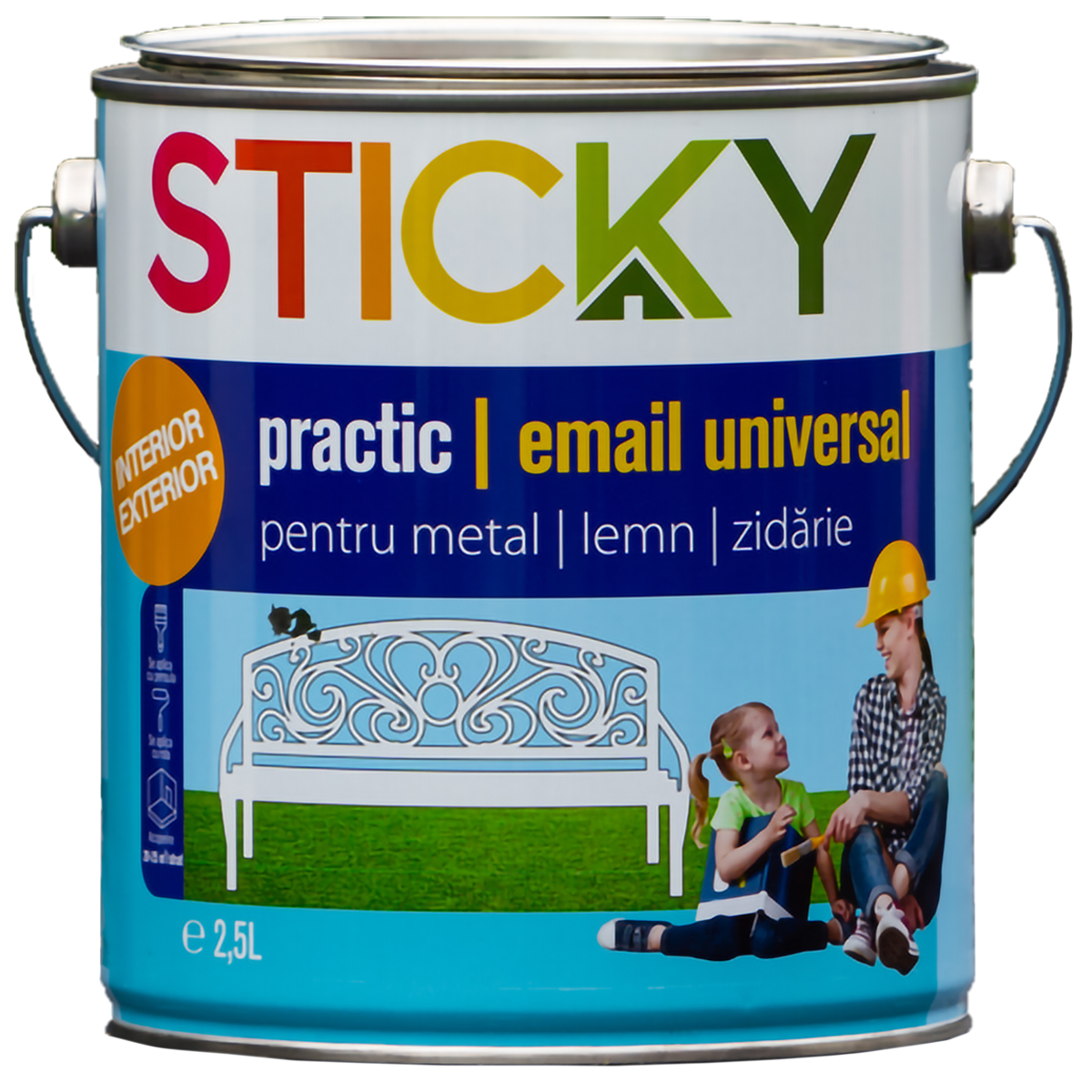 STICKY PRACTIC VOPSEA ALCHIDICA ALB 2.5L