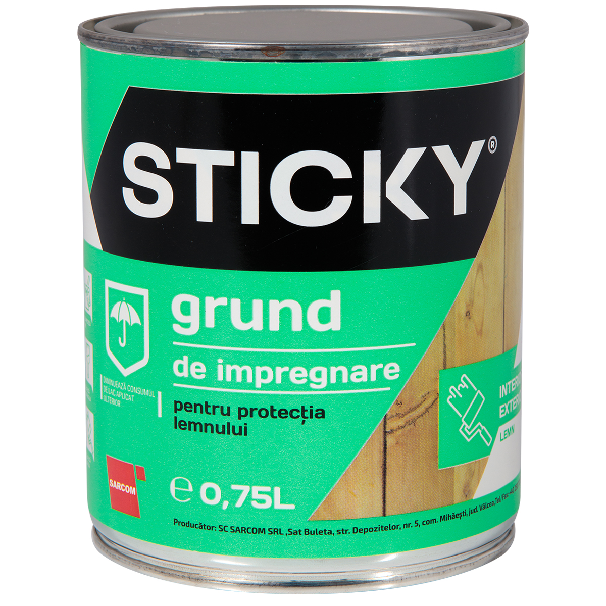 STICKY GRUND DE IMPREGNARE PROTECTIA LEMNULUI 0.75L