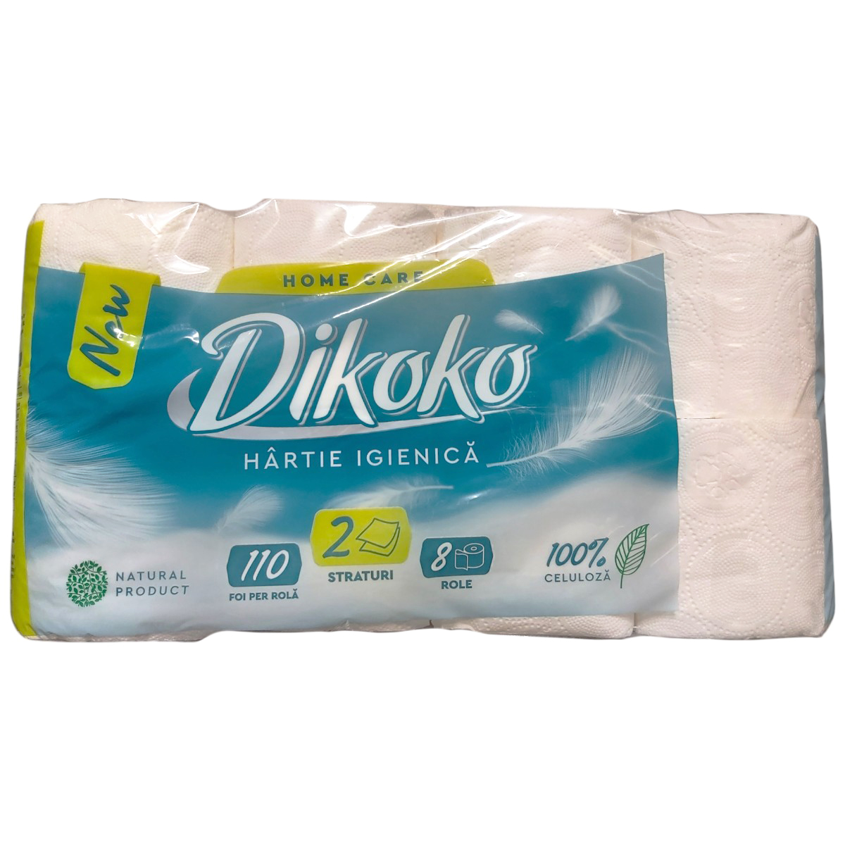 DIKOKO HARTIE IGIENICA NATURAL 2STR 8ROLE