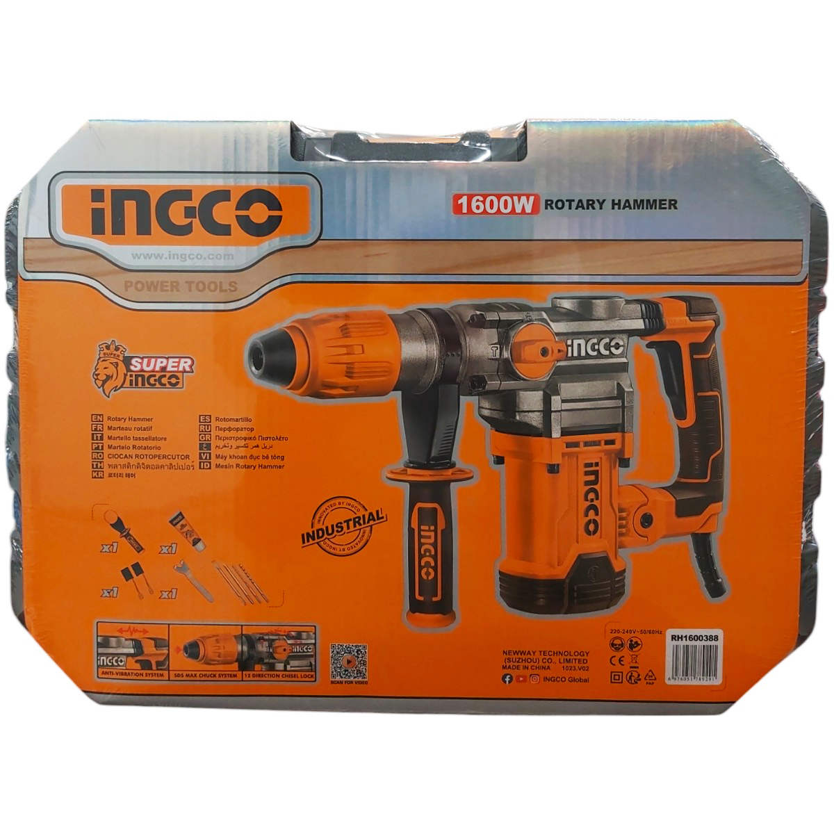 INGCO PICAMER SDS MAX 1600W RH1600388