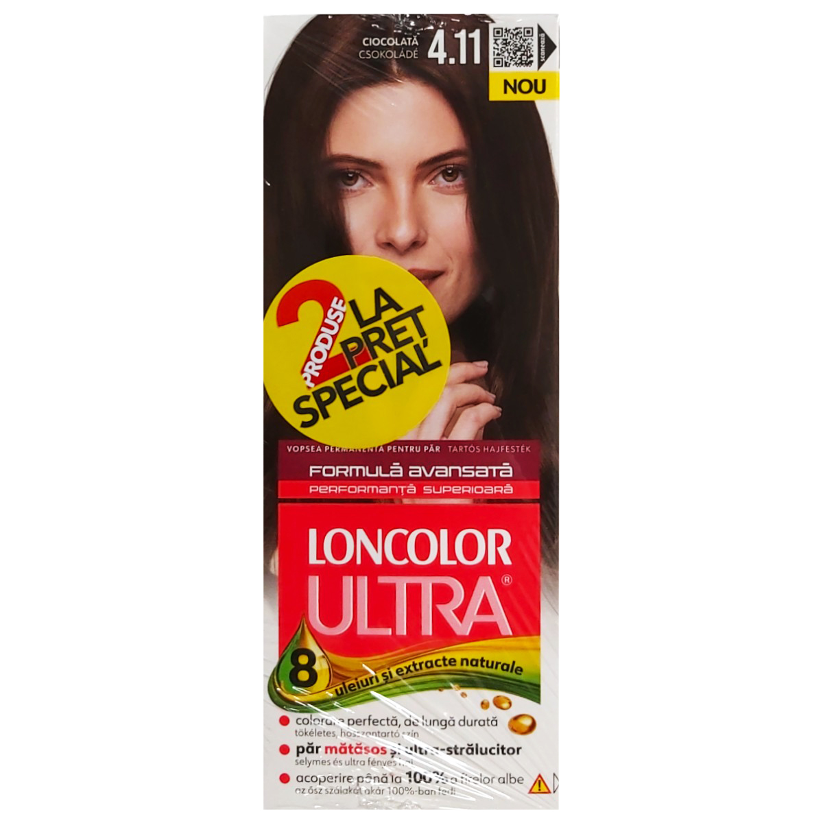 LONCOLOR ULTRA X2 VOPSEA DE PAR 4.11 CIOCOLATA