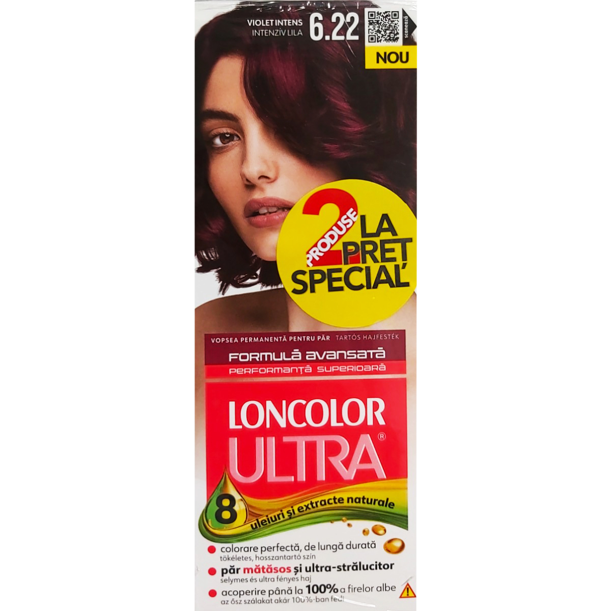 LONCOLOR ULTRA X2 VOPSEA DE PAR 6.22 VIOLET INTENS