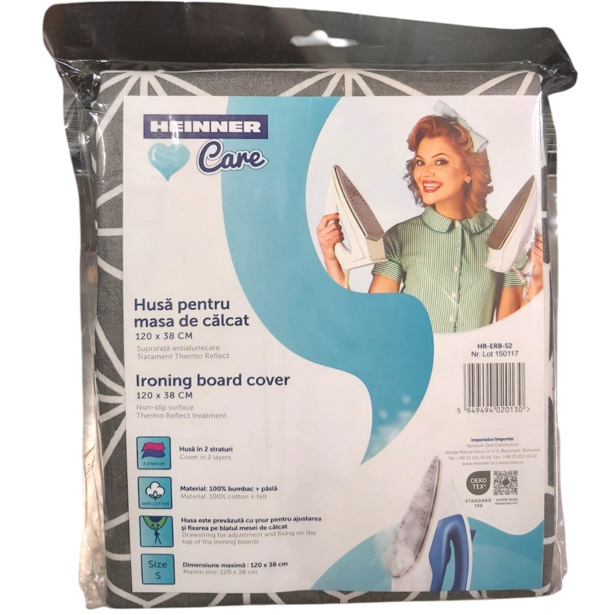 HEINNER CARE HUSA MASA DE CALCAT 120X38CM HR-ERB-S2