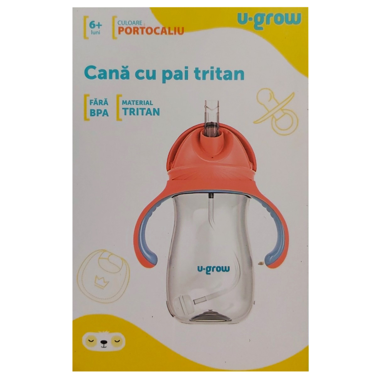 U-GROW TRITAN CANA CU PAI ORANGE 300ML UG-895OG