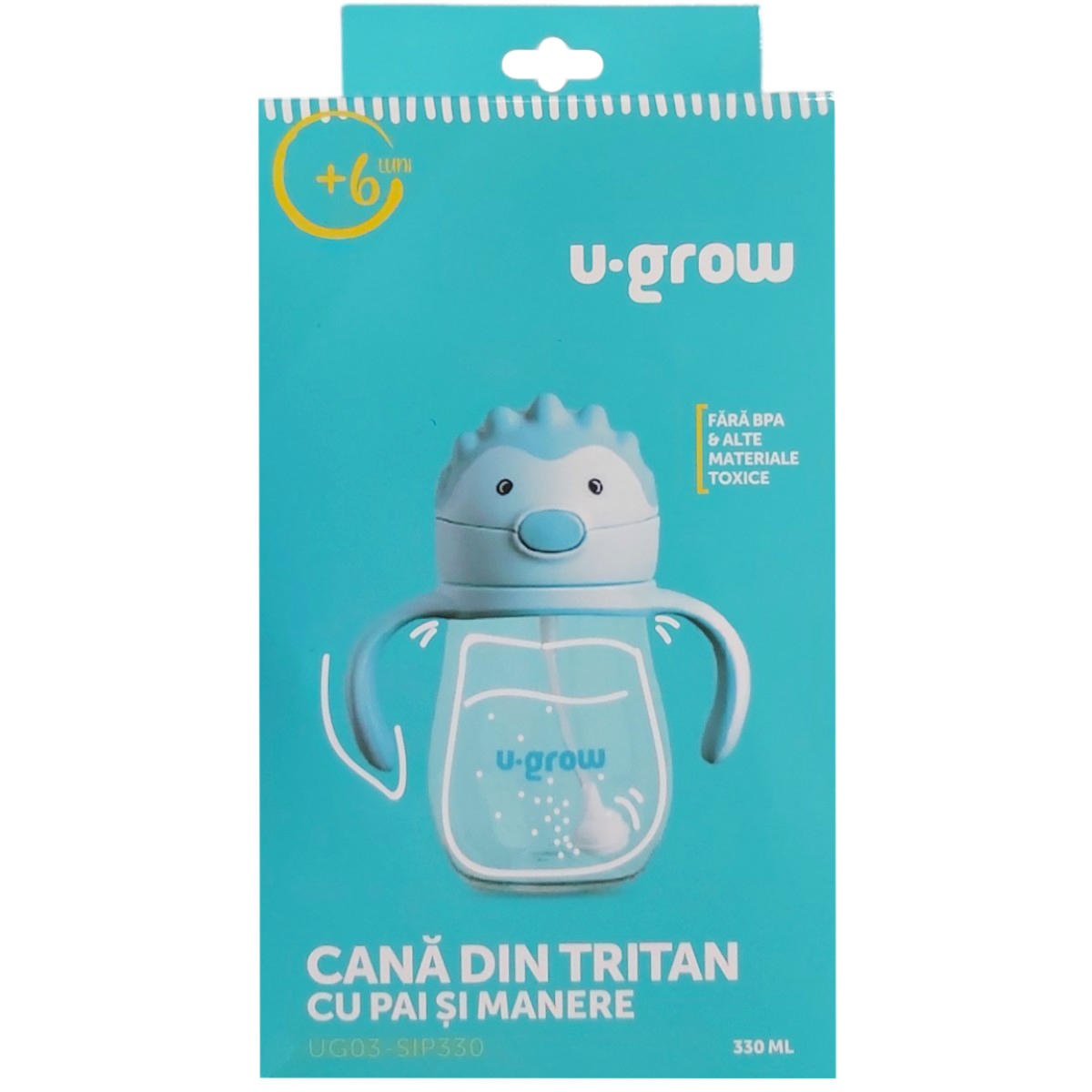 U-GROW TRITAN CANA CU PAI+MANERE 330ML UG03-SIP330