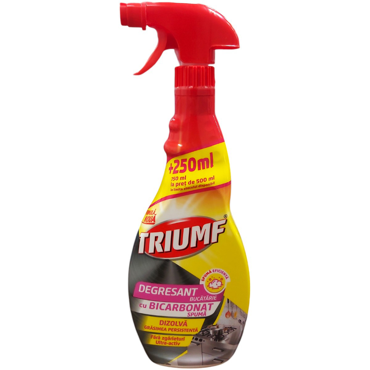 TRIUMF DETERGENT SPUMA CU BICARBONAT 500ML+250ML