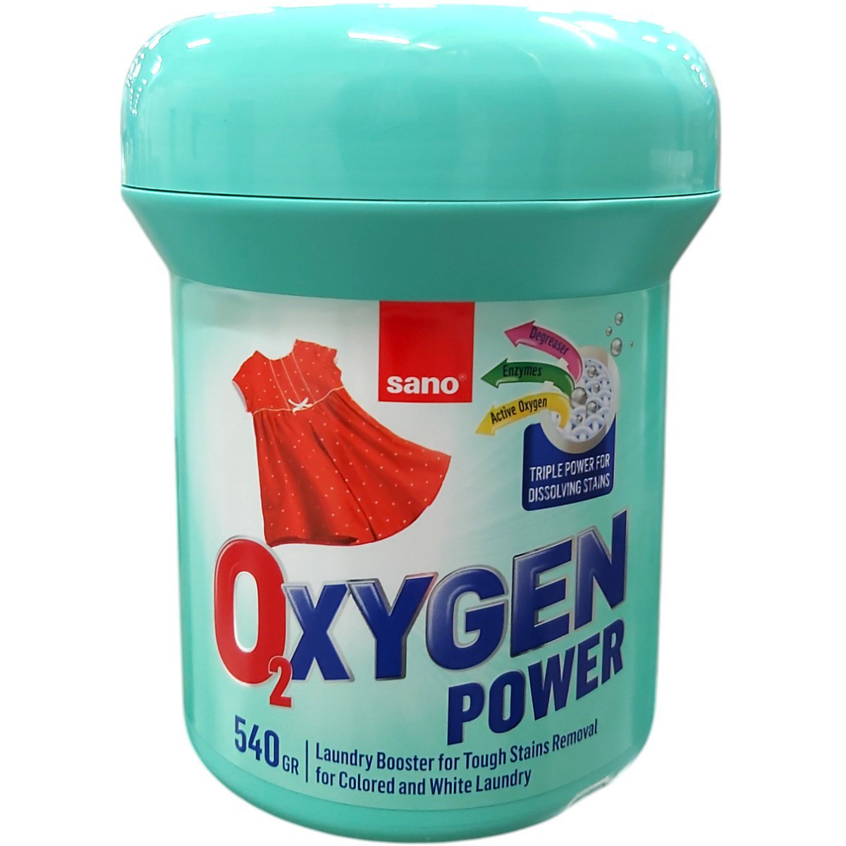SANO OXYGEN PUDRA CURATARE PETE 540G COLOR&WHITE