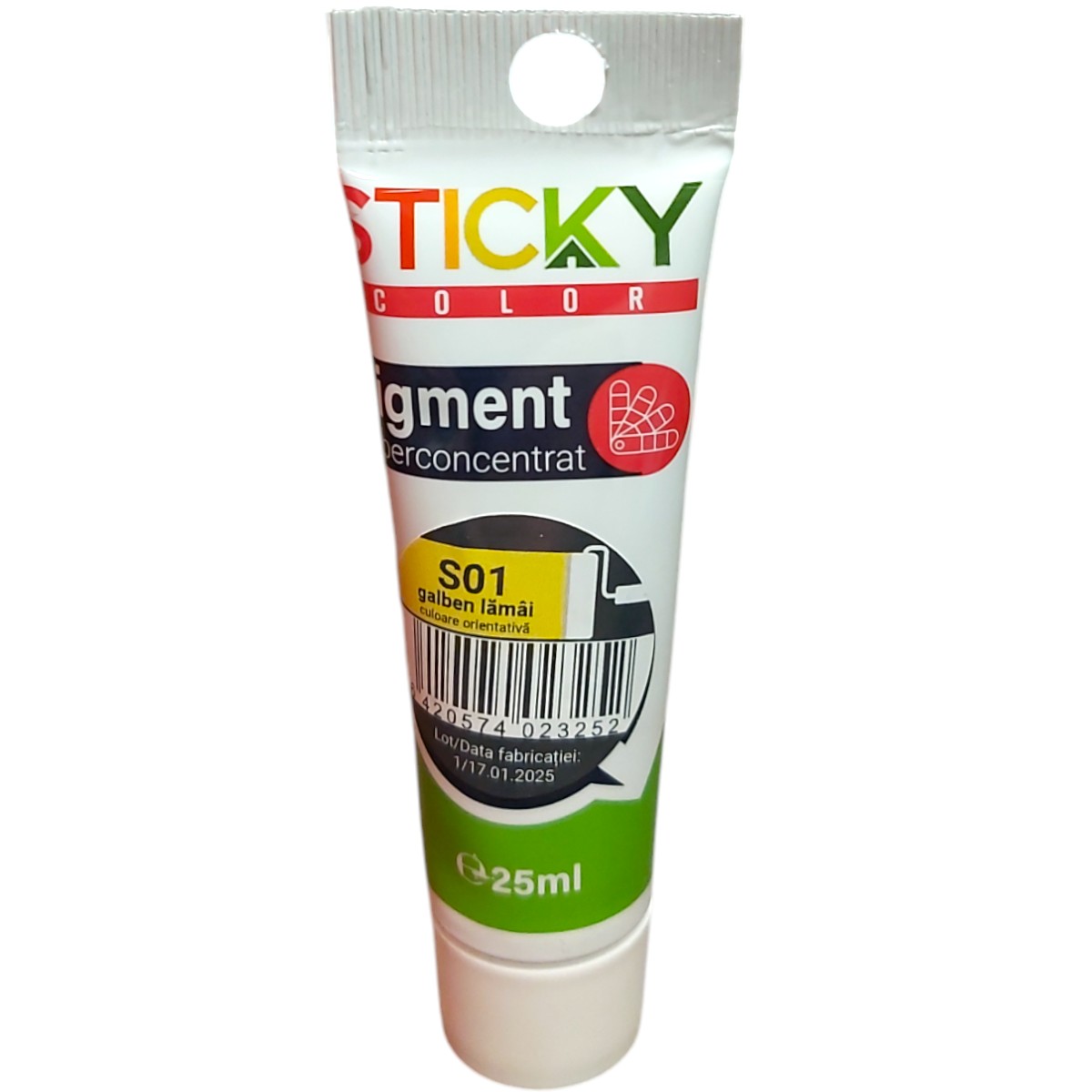 STICKY COLOR PIGMENT SUPERCONCENTRAT S01 25ML GALBEN LAMAIE