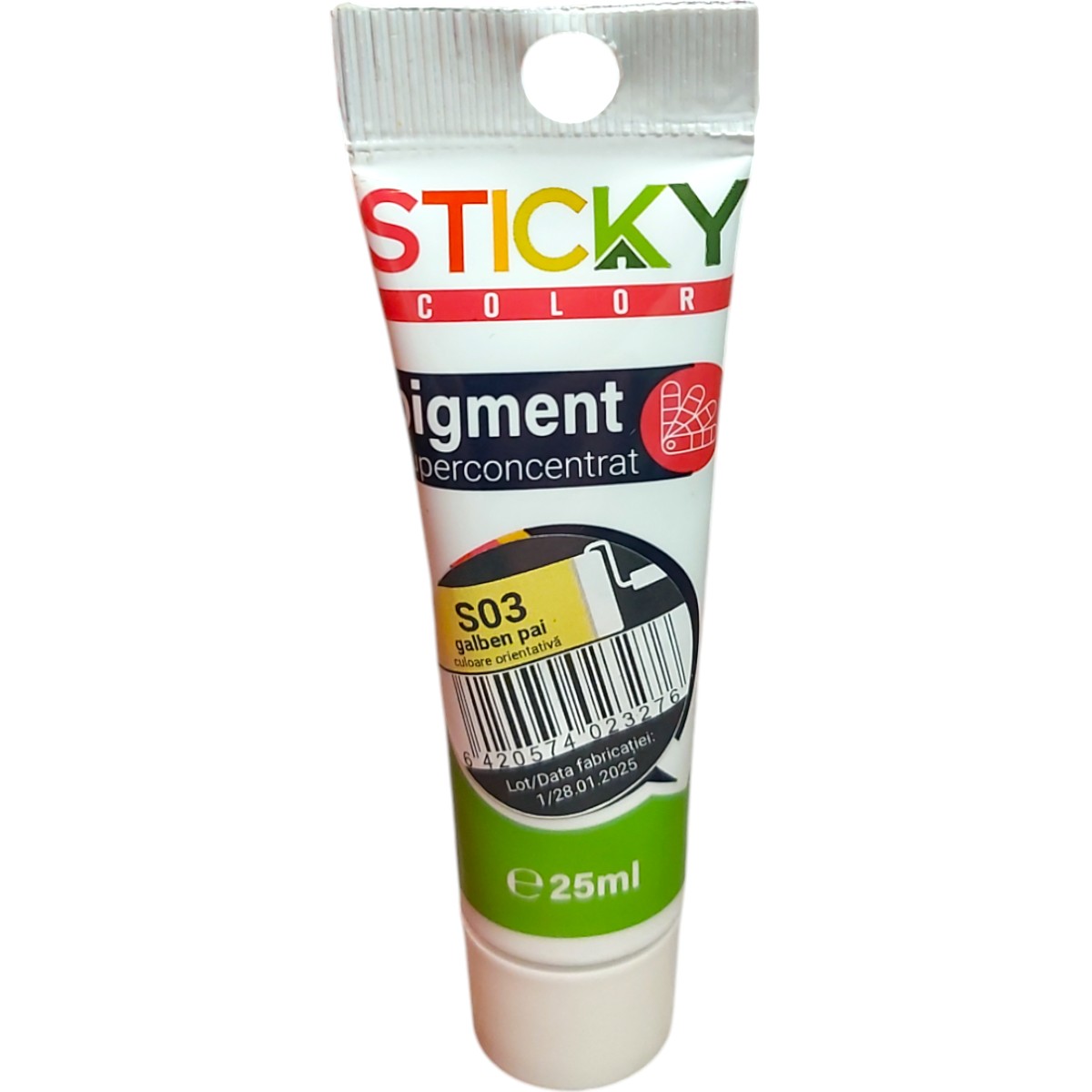 STICKY COLOR PIGMENT SUPERCONCENTRAT S03 25ML GALBEN PAI