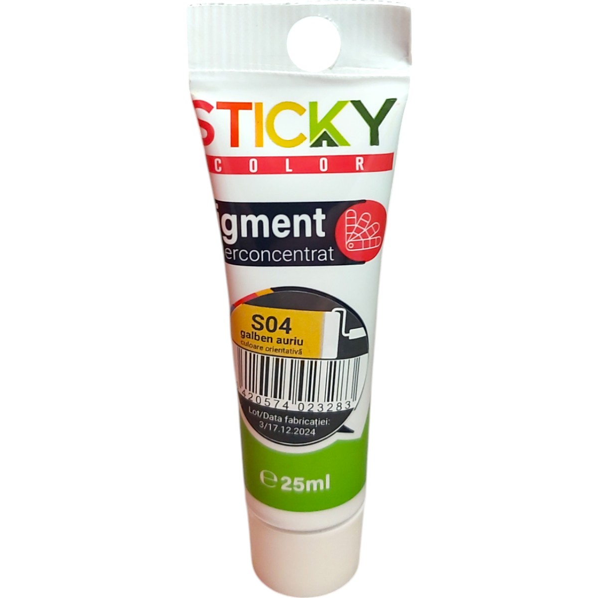 STICKY COLOR PIGMENT SUPERCONCENTRAT S04 25ML GALBEN AURIU