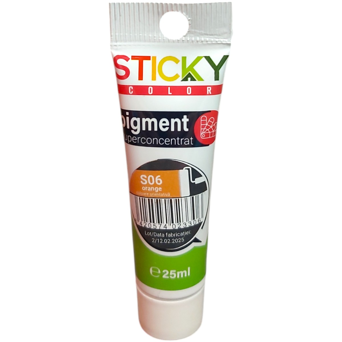 STICKY COLOR PIGMENT SUPERCONCENTRAT S06 25ML ORANGE