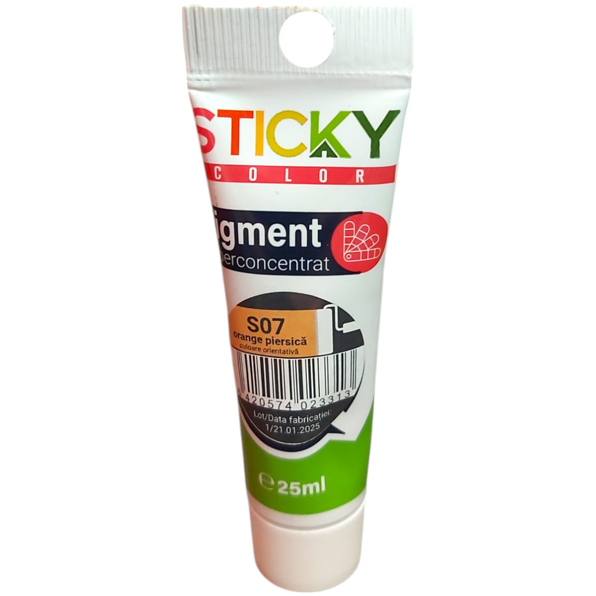 STICKY COLOR PIGMENT SUPERCONCENTRAT S07 25ML ORANGE PIERSICA