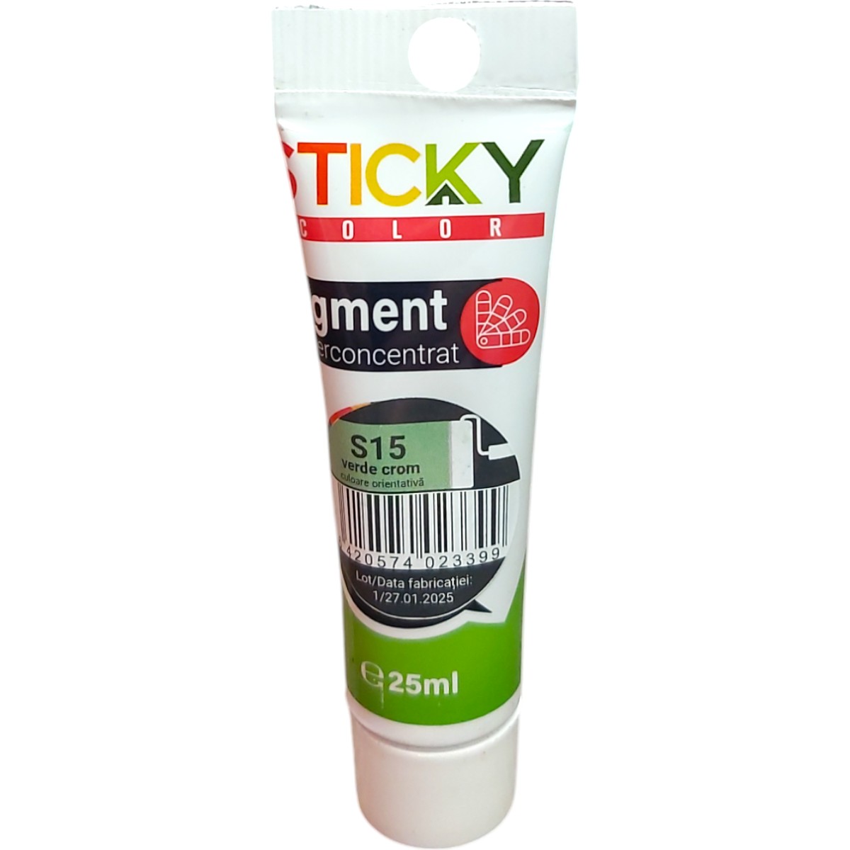 STICKY COLOR PIGMENT SUPERCONCENTRAT S15 25ML VERDE CROM