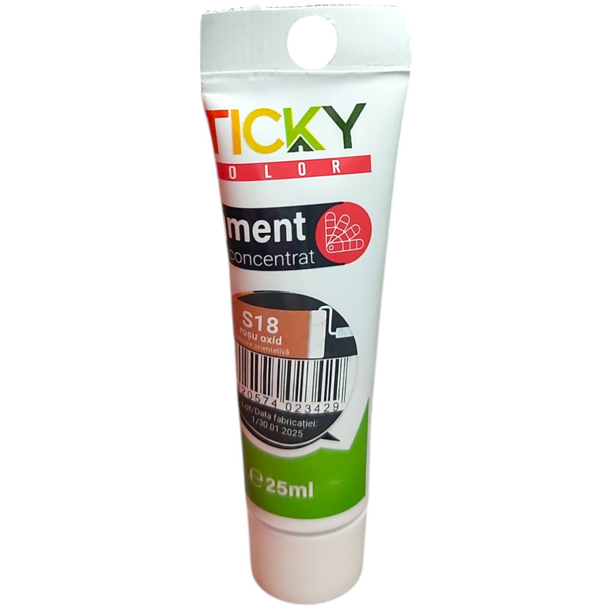 STICKY COLOR PIGMENT SUPERCONCENTRAT S18 25ML ROSU OXID